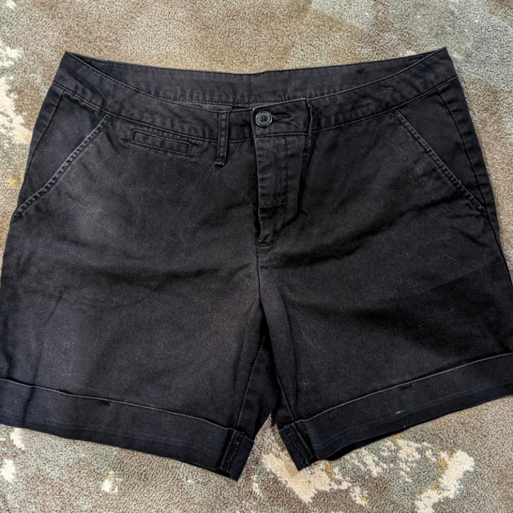 Women's Faded Glory Dressy Black Shorts